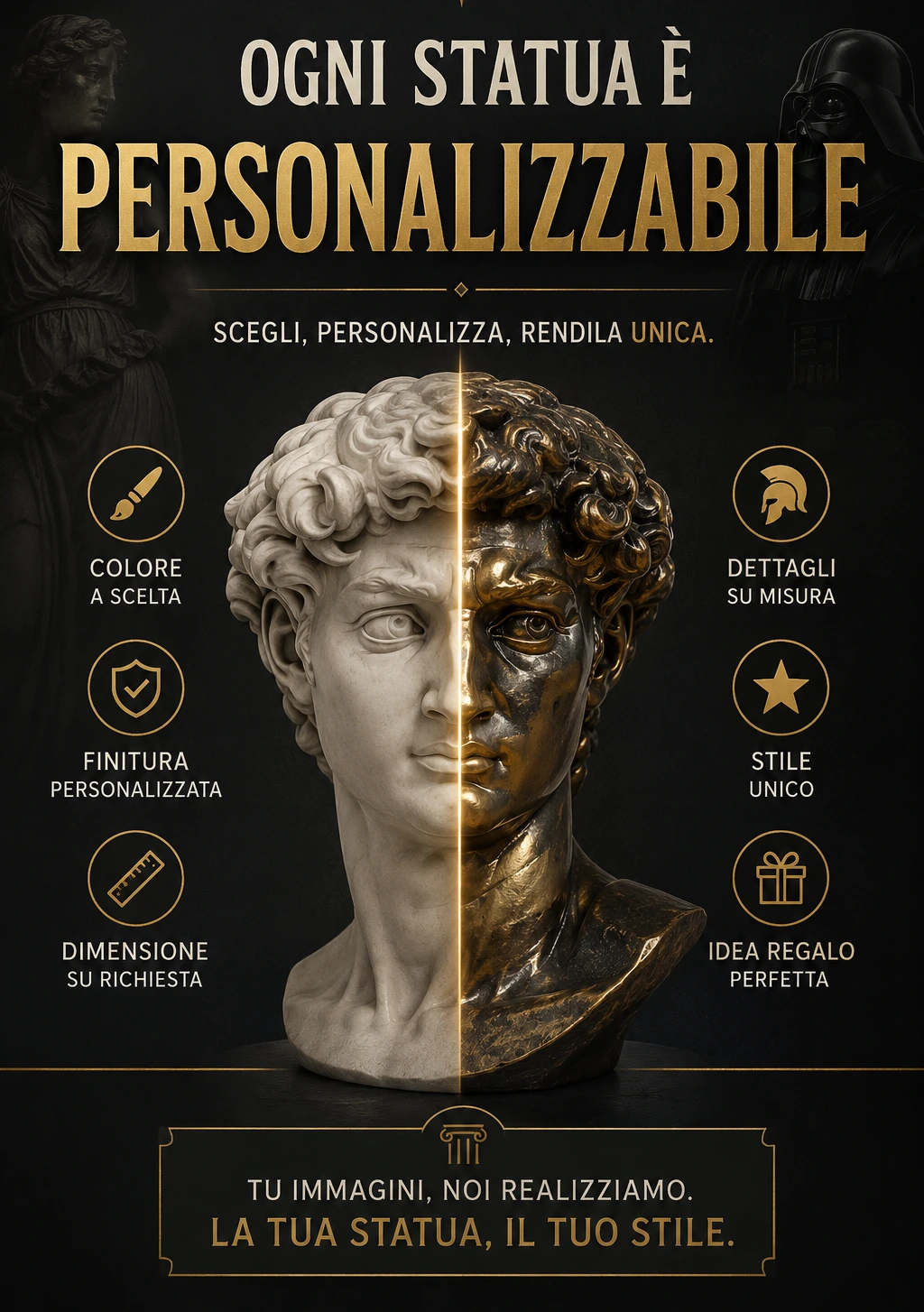 statue personalizzate in stampa 3d