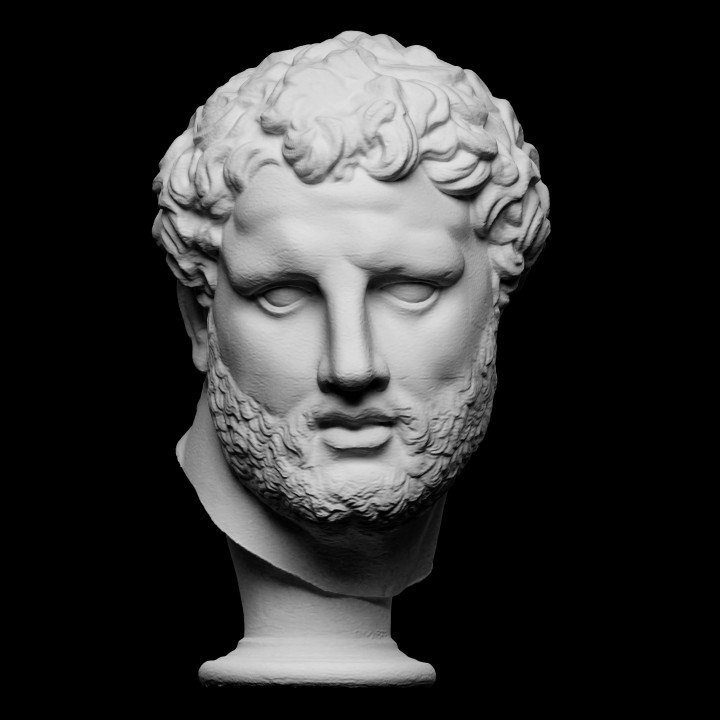 Statua Testa dall’Apoxyomenos del Vaticano 30cm