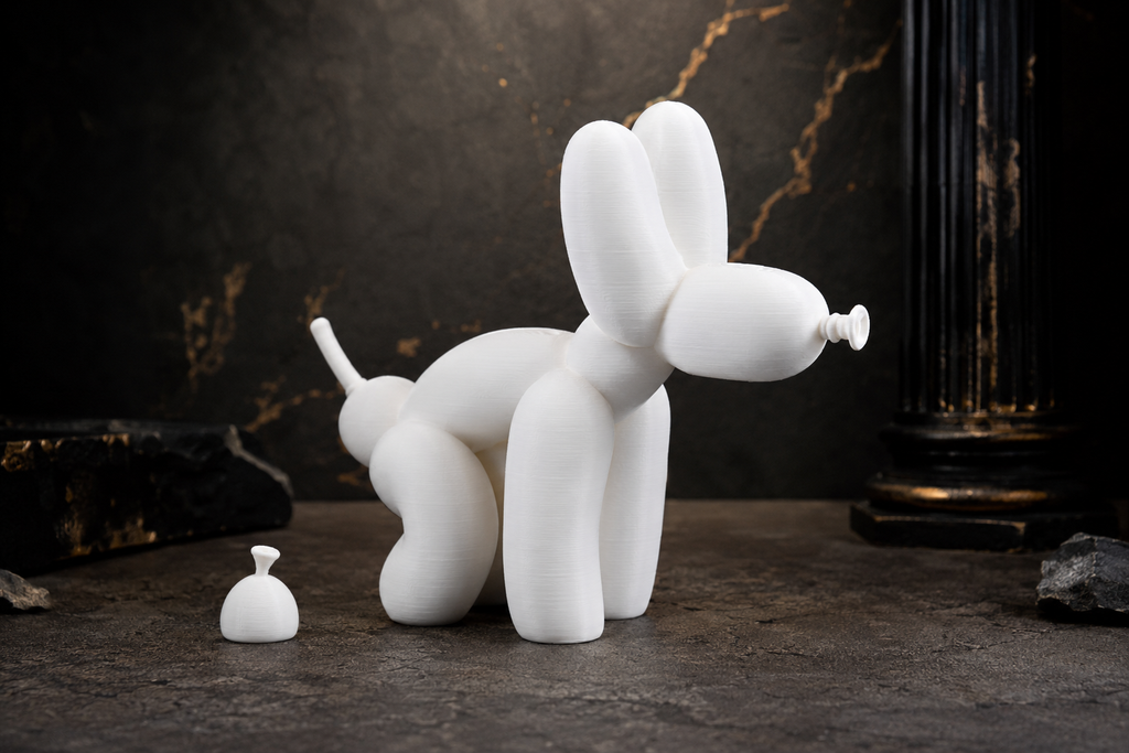 Statua Balloon Dog - Cane Palloncino 28cm