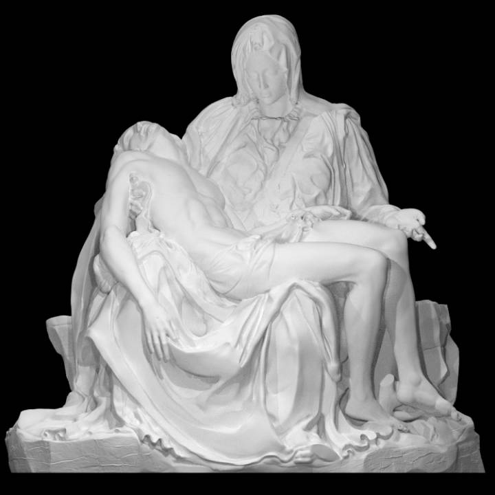 Statua pietà di Michelangelo 18cm
