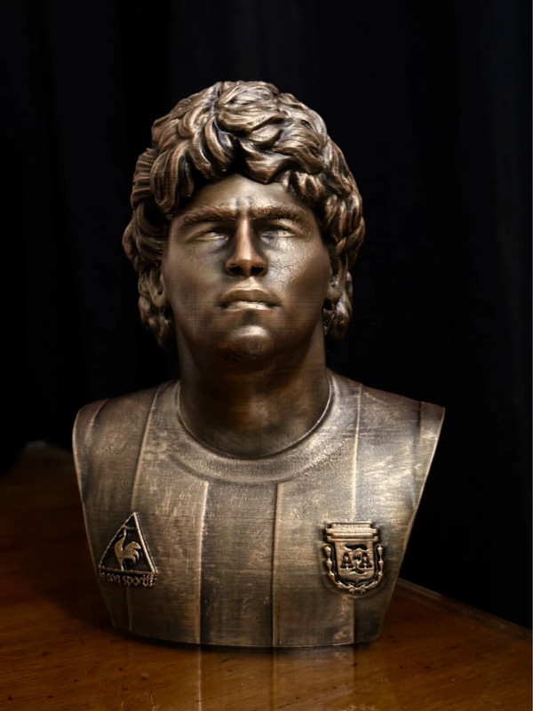 Statua busto di Diego Armando Maradona 30cm