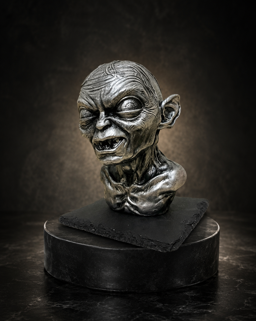 Statua busto Gollum Smeagol - il signore degli anelli 13cm