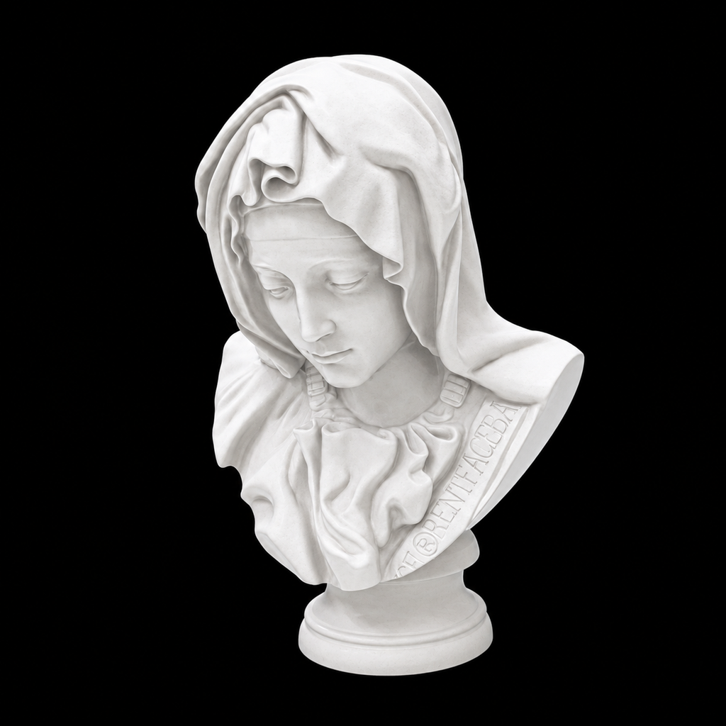 Statua Busto Vergine Maria 30cm
