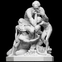Statua Ugolino e i suoi figli 11cm