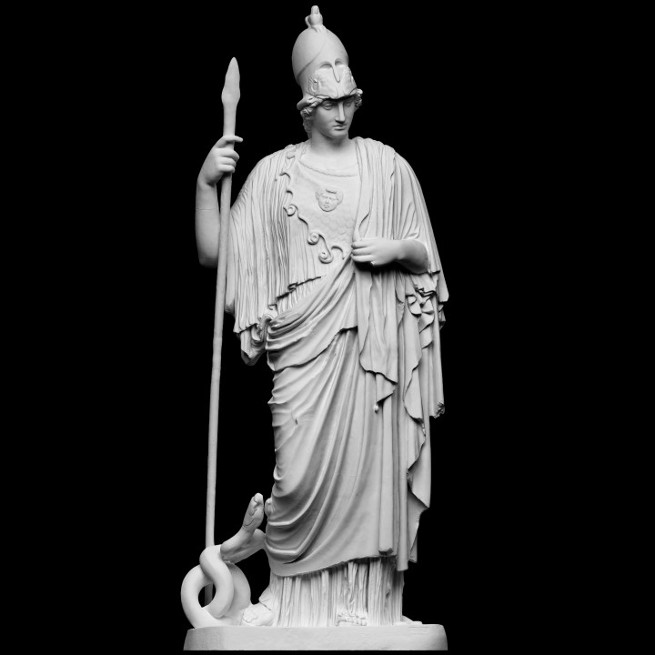 Statua Atena Pallade Giustiniani 25cm