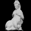 Statua Nereide dalla Fontana di Nettuno 25cm