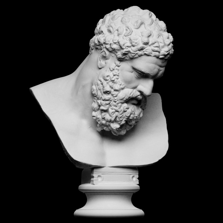 Statua Busto Ercole Farnese 30cm