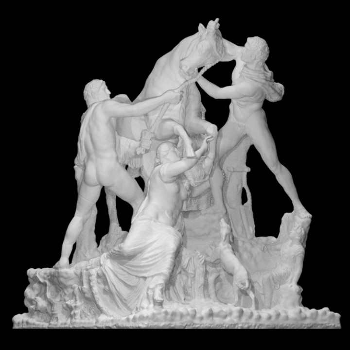 Statua Toro Farnese 10cm