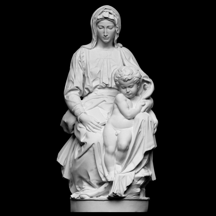 Statua Madonna di Bruges 15cm