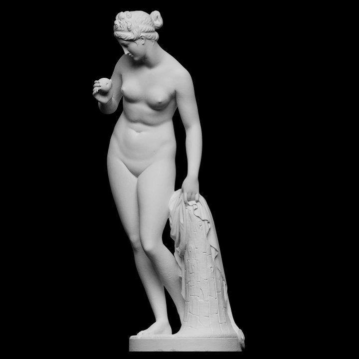 Statua Venere con mela 25cm