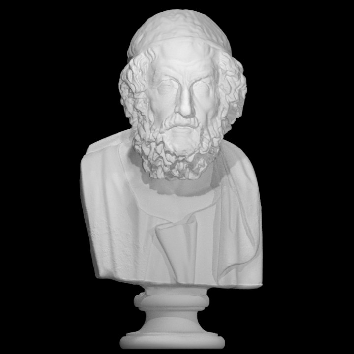 Statua Busto di Omero 30cm