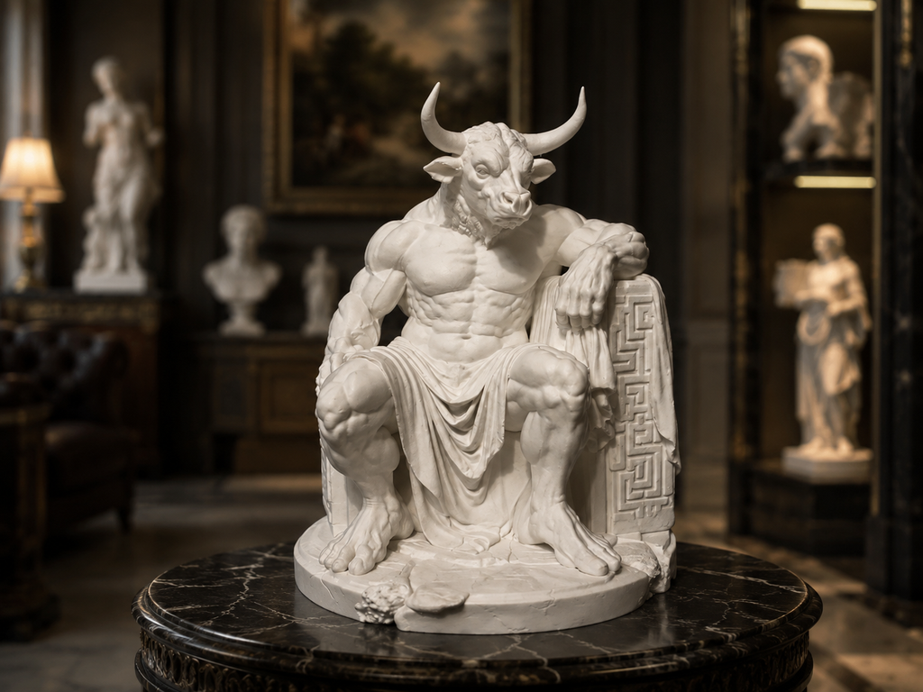 Statua Minotauro 20cm